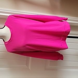 Pink long-sleeved top